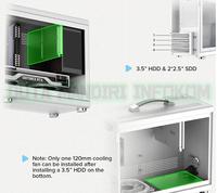 Gambar GameMax Spark Mini - Tempered Glass Compact Mini ITX Gaming Case - White Edition dari Duta Mandiri Infokom Kota Administrasi Jakarta Pusat 4 Tokopedia