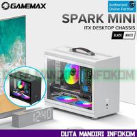 Gambar GameMax Spark Mini - Tempered Glass Compact Mini ITX Gaming Case - White Edition dari Duta Mandiri Infokom Kota Administrasi Jakarta Pusat 1 Tokopedia