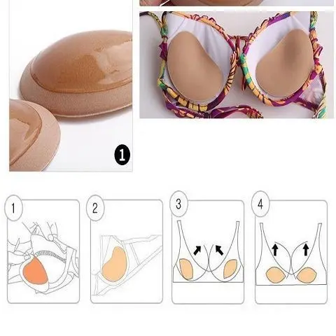 BRA PAD SILICONE tempel busa tambahan bra push up 3