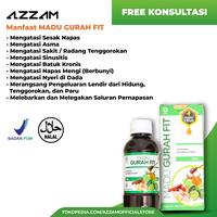 Gambar Madu Gurah Fit Obat Sesak Nafas Bronkitis Sinusitis Radang Tenggorokan dari Azzam Official Store_NEW Kota Bekasi 2 Tokopedia