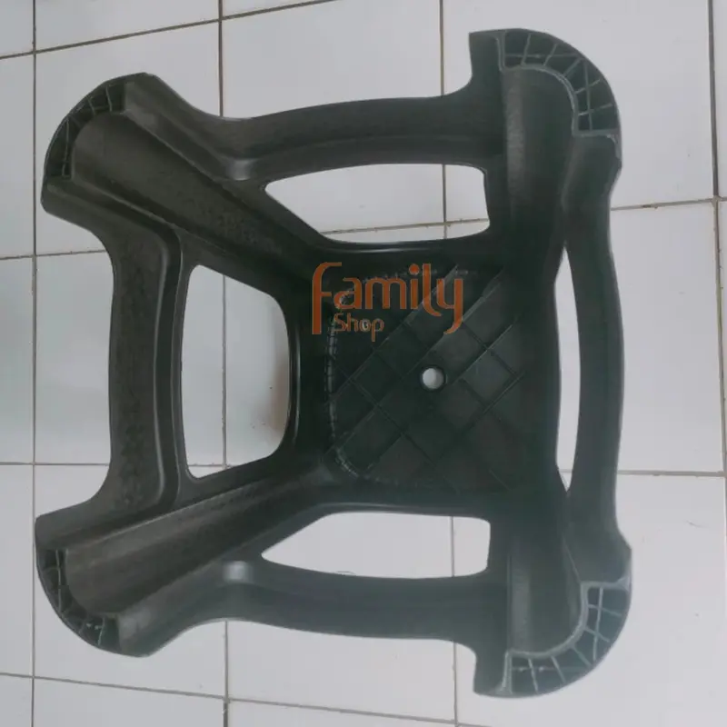 Kursi Bangku Plastik Tempat Duduk Baso Model Rotan Anyaman Tebal Kuat Furniture 4
