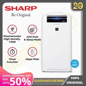 SHARP AIR PURIFIER KC G40Y HUMIDIFYING KCG40Y 28M2 PLASMACLUSTER