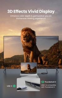 Gambar UGREEN USB C Thunderbolt 3 To HDMI Male / Female 2.0 4K 60Hz Adapter dari BORONG KOMPUTER Kota Administrasi Jakarta Barat 5 Tokopedia