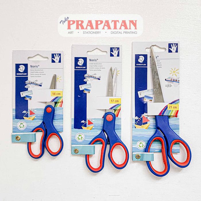 Gambar Gunting Staedtler Noris | Staedtler Scissors - 21CM dari Toko Prapatan_NEW Kota Administrasi Jakarta Timur Tokopedia