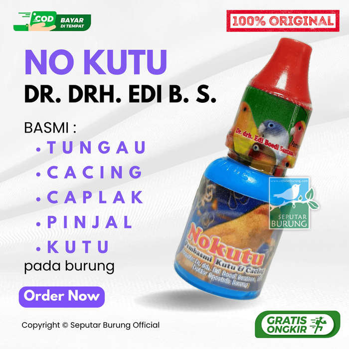 Gambar Obat Burung NO KUTU Basmi Tungau Pinjal Caplak Cacing dari Seputar Burung Indonesia Kab. Sukoharjo Tokopedia