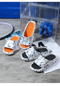 Gambar MIISOO Sandal Wanita Pria Slip On/Sandal Unisex/Sandal Unisex flip - Hitam/Putih, 44/45 dari MIISOO Kab. Tangerang 4 Tokopedia