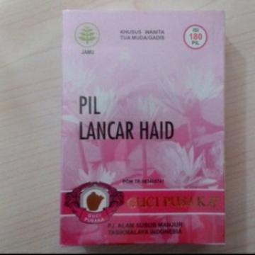 Pil Lancar Haid Guci Pusaka 100% sari tumbuh tumbuhan asli Indonesia