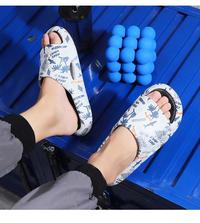 Gambar MIISOO Sandal Wanita Pria Slip On/Sandal Unisex/Sandal Unisex flip - Hitam/Putih, 44/45 dari MIISOO Kab. Tangerang 2 Tokopedia