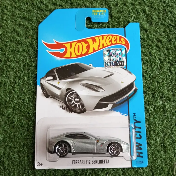 Gambar Hotwheels Ferrari F12 Berlinetta Silver dari Beyond The Limit Kab. Bogor 2 Tokopedia