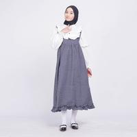 Gambar Kyoya Official - Vivia Tartan Midi Dress - Red dari Kyoyaid Kota Bandung 5 Tokopedia