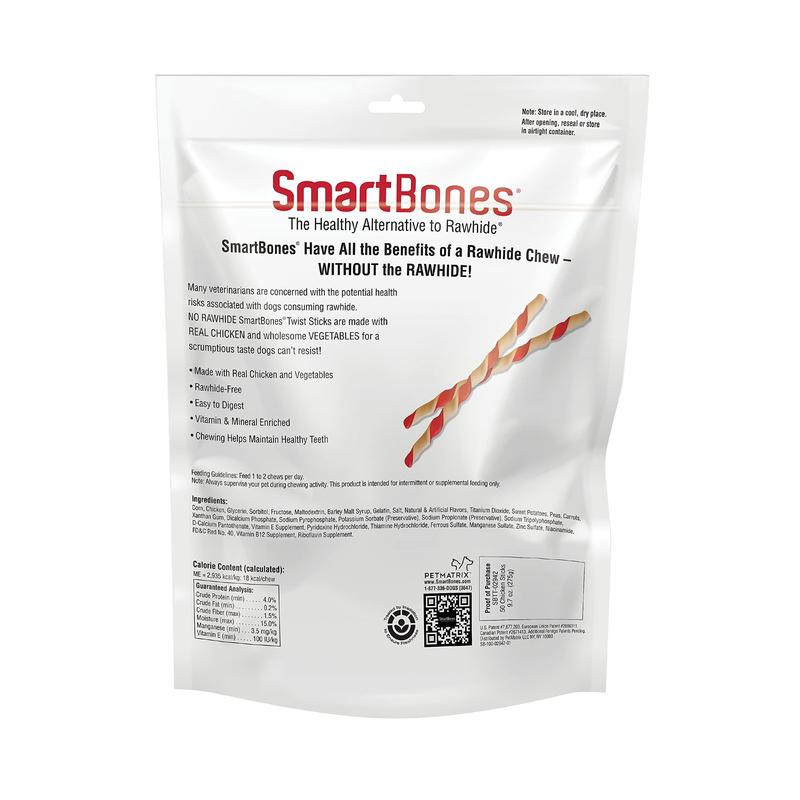 Snack anjing Smartbones twist stick 50pcs 1