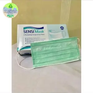 Masker Sensi Earloop 3ply isi 50pcs Masker medis 3ply Surgical