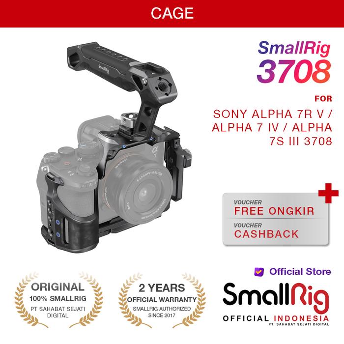 Gambar SmallRig Rhinoceros Basic Cage Kit for Sony A7R V A7 IV A7S III 3708 dari Smallrig Indonesia Kota Administrasi Jakarta Pusat Tokopedia