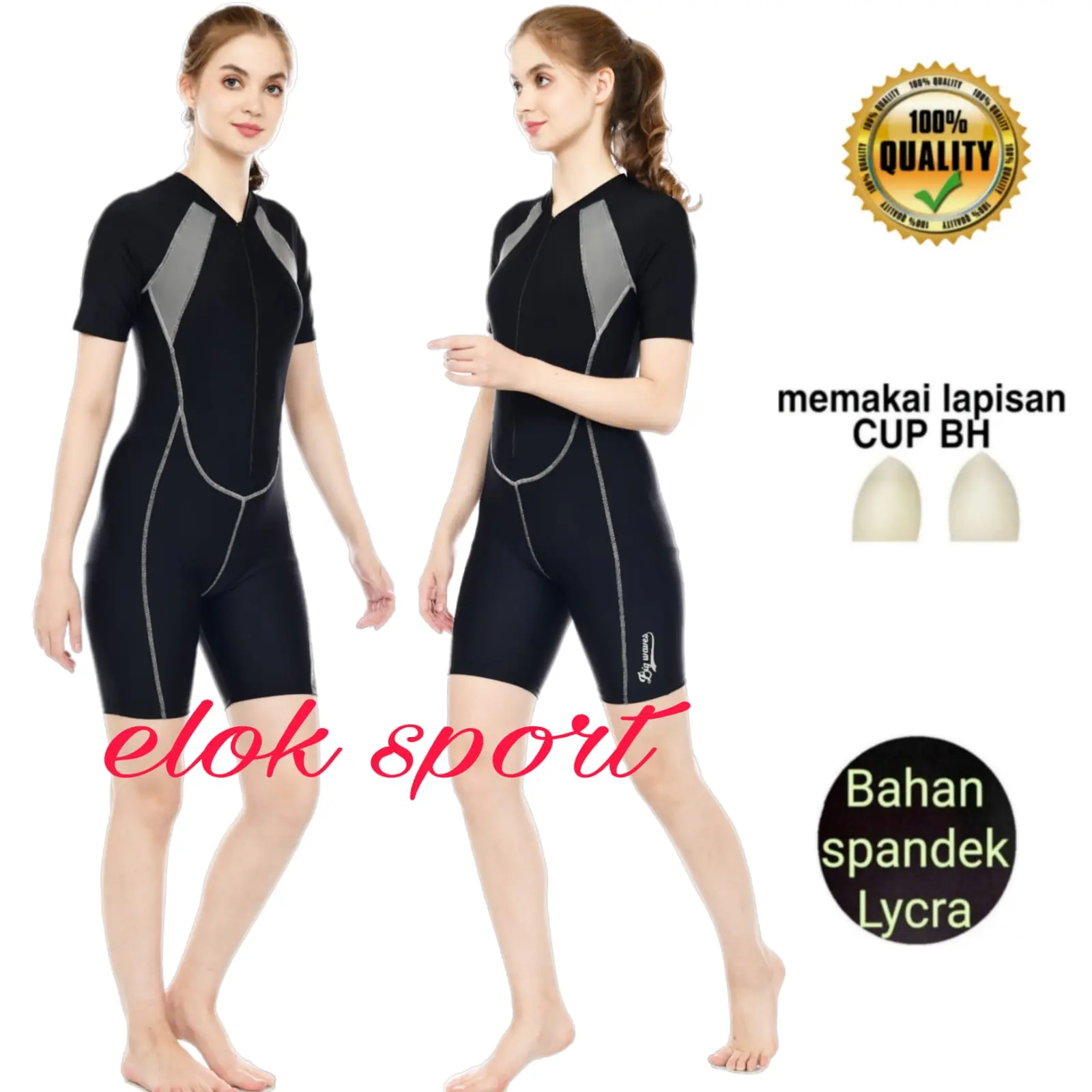baju renang wanita  dewasa lapis cup bra gratis ongkir Sport Air