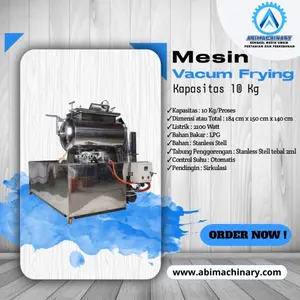 Mesin Vacuum Frying Kapasitas 10kg | Mesin Pembuat Keripik Buah Kriuk