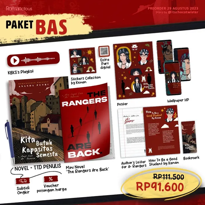Gambar PRE ORDER - KITA BUTUH KAPASITAS SEMESTA - ANANDA PUTRI - ROMANCIOUS - PO SOON dari bumifiksipadang Kota Padang 4 Tokopedia