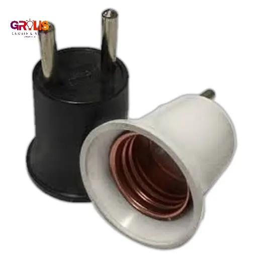 LM 6704 Fitting Colok E27 Model Broco Fiting Lampu Colok Hitam - Shop ...