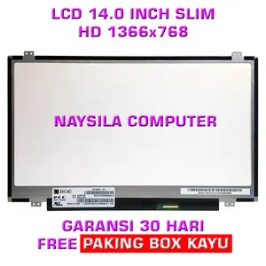 LCD LED 14.0 Slim 30 pin ASUS ACER TOSHIBA LENOVO AXIOO DELL HP