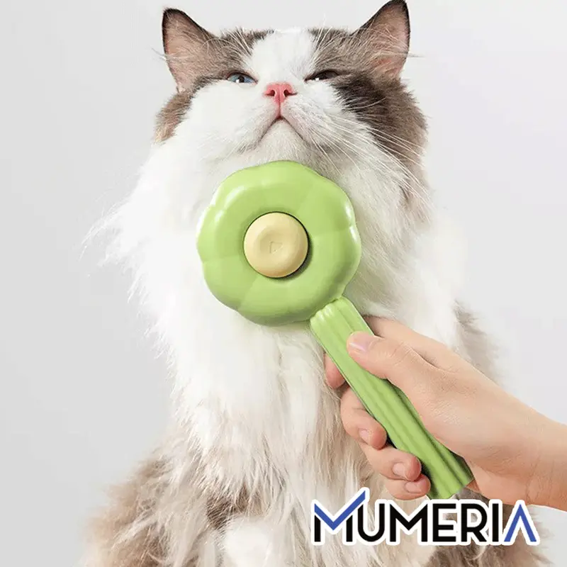 Pet Grooming Brush Sisir Bulu Rambut Hewan Kucing Anjing Model Bunga 4