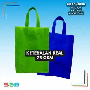 Tas Spunbond / Goodie Bag model Handle uk 30x40x8