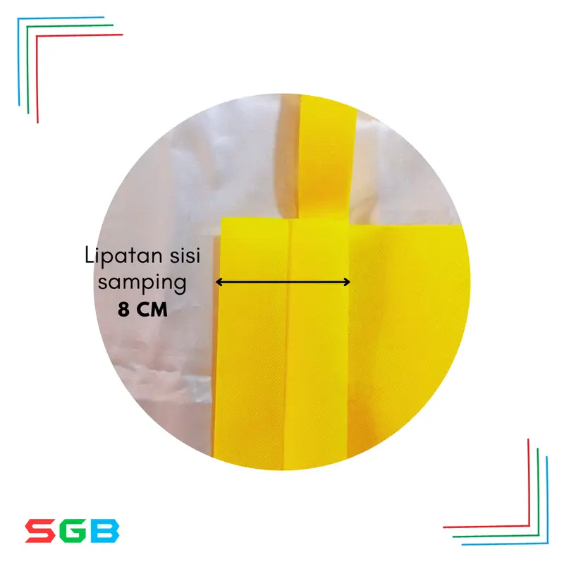 Tas Spunbond Handle uk 25x35x8 / Goodie Bag / Tas Kain Polos 3