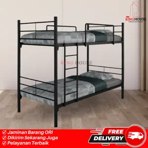 Ranjang Susun Besi Orbitrend / Ranjang Tingkat / Bunkbed Tempat Tidur Kokoh