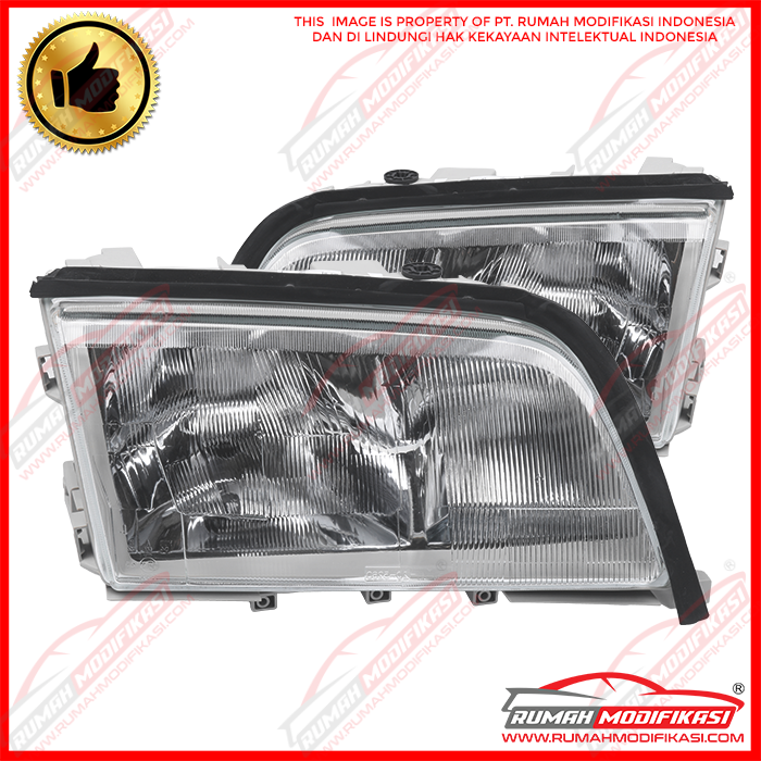 Gambar HEADLAMP - BENZ - C-CLASS - W202 1993-2000 - CRYSTAL dari Rumah-Modifikasi Kota Tangerang Tokopedia