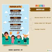 Gambar Poster Motivasi Kata Mutiara - Poster Quotes Anak - Pajangan Dinding - Quotes - 01 dari Lembar Belajar Kab. Purworejo 2 Tokopedia