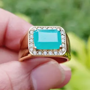 Cincin Batu Natural Bacan Doko Meterial Bacan Crystal