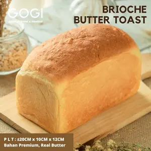 Roti Tawar Brioche Butter Toast Bread Roti Tawar Butter Bread Brioche