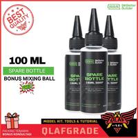 Gambar SPARE BOTTLE 100 ml BONUS MIXING BALL - botol cat tetes airbrush mokit dari Wahkhilaf Kota Surabaya 1 Tokopedia