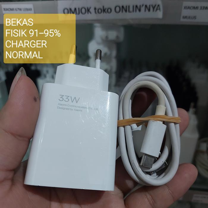 Gambar Charger Xiaomi Note 10pro 10s dll ada embos 33w ori bawaan - baru segel dari omjok Kota Administrasi Jakarta Utara Tokopedia