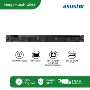 ASUSTOR AS6504RD+RAIL 4-Bay LOCKERSTOR 4RD NAS Storage Cloud AS 6504RD