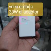 Gambar Charger Xiaomi Note 10pro 10s dll ada embos 33w ori bawaan - baru segel dari omjok Kota Administrasi Jakarta Utara 5 Tokopedia