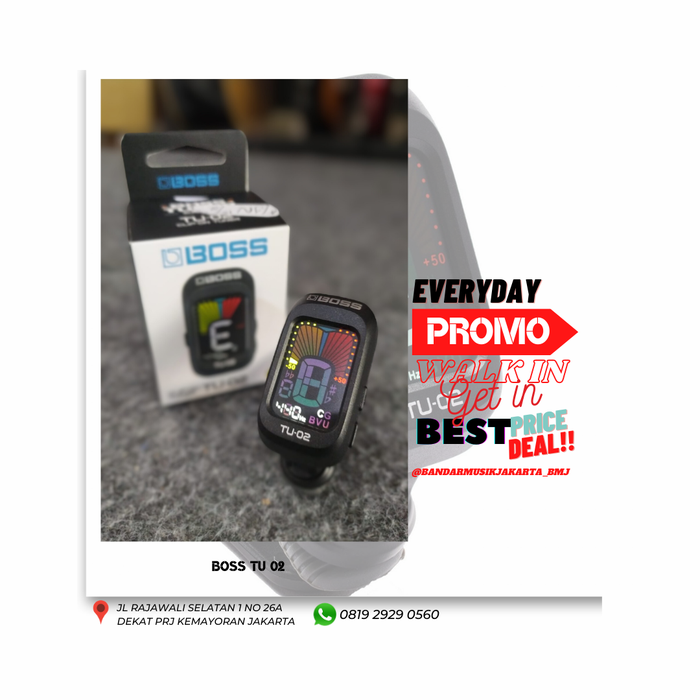 Gambar BOSS TU-02 BMJ dari Bandar Musik Jakarta BMJ Kota Administrasi Jakarta Pusat Tokopedia