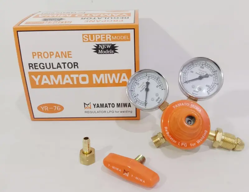 Regulator Las Yamato Oxygen Oksigen Oxy / Acetylene/ LPG (Propane) 3