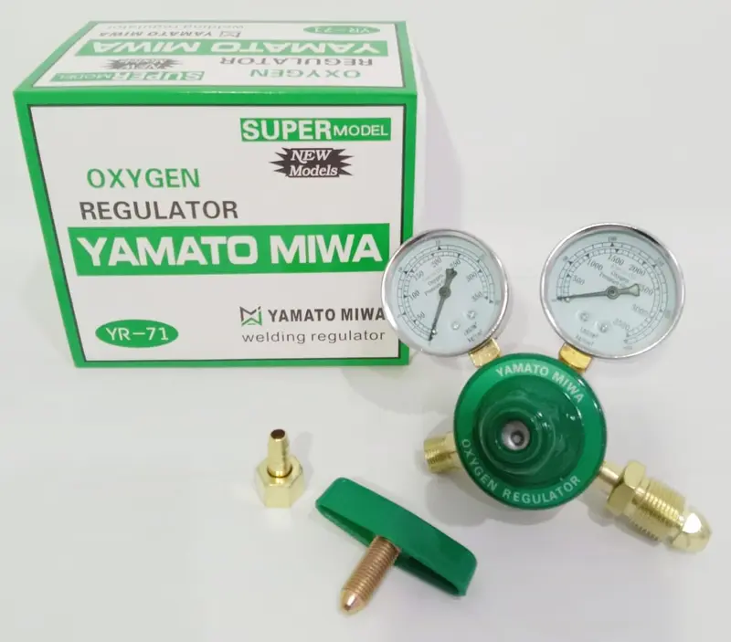 Regulator Las Yamato Oxygen Oksigen Oxy / Acetylene/ LPG (Propane) 0