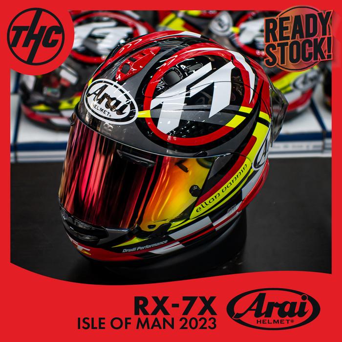 Jual ARAI RX7X ISLE OF MAN IOMTT 2023 IOM TT RX-7X FULL FACE HELM
