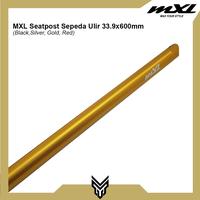 Gambar MXL Seatpost Sepeda Ulir 33.9 600mm Bahan Alloy Tiang Saddle Post Seat - Black dari MXL Sports Indonesia Kota Administrasi Jakarta Selatan 5 Tokopedia