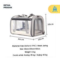 Gambar ONLY PETS Tas Jalan Anjing Kucing Portable Premium Pet Carrier Cargo - Putih dari Only Pets Kota Administrasi Jakarta Pusat 5 Tokopedia