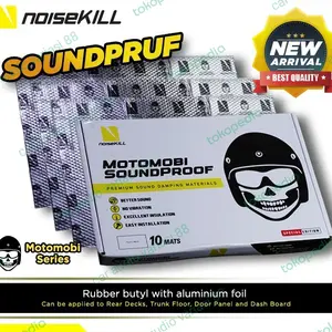 peredam suara NEW noisekill NK 48 MOTOMOBI aluminium butyl ORIGINAL