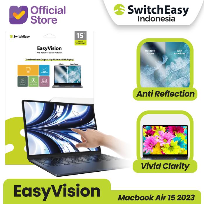 Gambar Screen Protector Macbook Air 15 M2 SwitchEasy EasyVision Anti Gores dari SwitchEasy Official Kota Administrasi Jakarta Barat Tokopedia