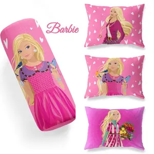 Bantal Guling Kecil Anak Barbie pink 45 x 30cm sarung
