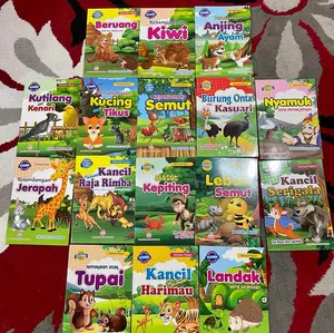 Buku Cerita Anak - Seri Dongeng Hewan Bilingual Serba Jaya