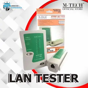 LAN Tester M-Tech untuk Kabel RJ11 dan RJ45
