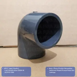 Elbow 90 UPVC Sch 80 Size 2 Inch Socket ASTM