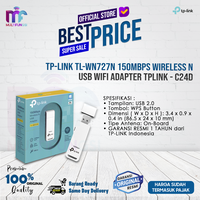 Gambar TP-LINK TL-WN727N 150Mbps Wireless N USB Wifi Adapter TPLINK - c24d dari Multifungsi Online Kota Administrasi Jakarta Pusat 1 Tokopedia
