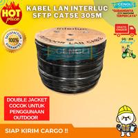 Gambar Kabel CAT5 EDGE Interluc FTP Cat5e Kabel Lan Outdoor berkualitas - CAT5E FTP 305M dari Cengli Store Kota Surabaya 5 Tokopedia