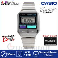 Gambar CASIO A120WE-1ADF Jam Tangan Unisex Digital Vintage Silver A120 A120WE-1A dari Liga.Arloji Kota Administrasi Jakarta Pusat 1 Tokopedia