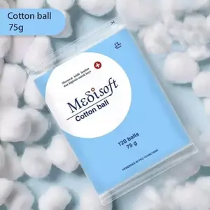 Medisoft Cotton Ball / Kapas Bayi Bulat Medisoft 120 pcs